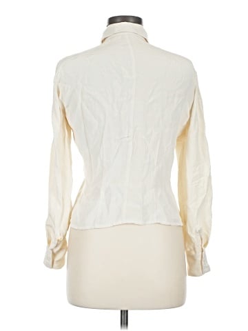 Unbranded Long Sleeve Silk Top (view 2)