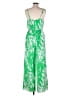 Lilly Pulitzer For Target 100% Polyester Tropical Green Jumpsuit Size M - photo 2