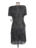Connected Apparel 100% Polyester Gray Casual Dress Size 12 - photo 2
