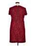 Calvin Klein Graphic Red Casual Dress Size 14 - photo 2