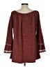Win Win Burgundy 3/4 Sleeve Top Size L - photo 2