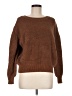 Gap 100% Cotton Solid Brown Pullover Sweater Size M - photo 1