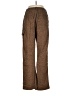 Gap Animal Print Brown Cargo Pants Size 6 - photo 2