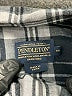 Pendleton 100% Cotton Plaid Gray Long Sleeve Button-Down Shirt Size M - photo 7