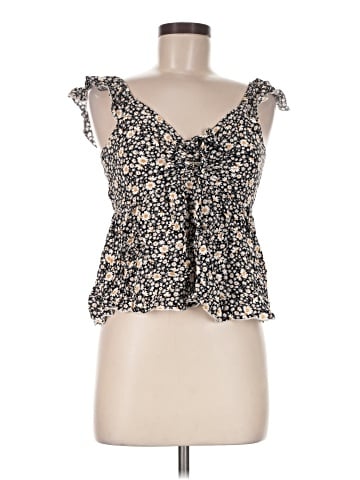 Chocolate Sleeveless Blouse (view 1)
