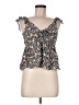 Chocolate Ivory Sleeveless Blouse Size M - photo 1