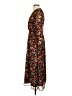 MNG Floral Black Brown Casual Dress Size 4 - photo 5