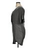 The ZigZag Stripe Solid Gray Cocktail Dress Size XL - photo 5