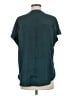 Old Navy 100% Polyester Teal Short Sleeve Blouse Size M - photo 2