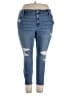 Old Navy Hearts Blue Jeans Size 22 - photo 1