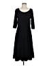 Talbots Solid Black Casual Dress Size M - photo 1