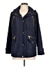 MICHAEL Michael Kors 100% Polyester Blue Raincoat Size L (petite) - photo 1