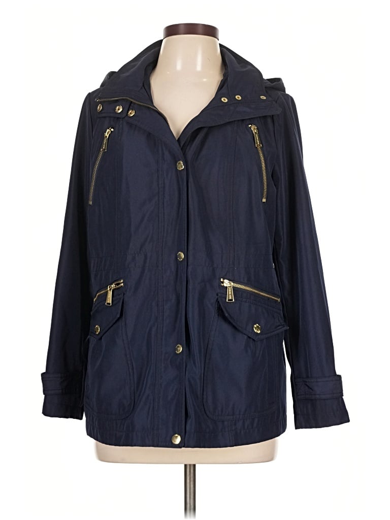 Pre-owned Michael Michael Kors Raincoat In Blue
