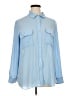 Ann Taylor LOFT 100% Polyester Blue Long Sleeve Blouse Size XL - photo 1