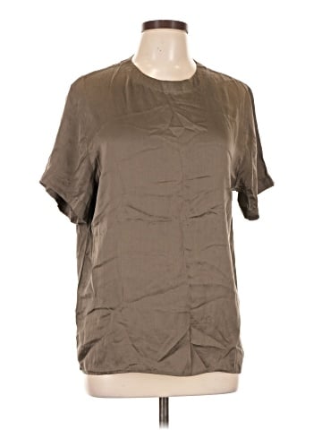 Jones New York Short Sleeve Silk Top (view 1)