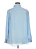 Ann Taylor LOFT 100% Polyester Blue Long Sleeve Blouse Size XL - photo 2