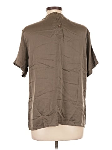 Jones New York Short Sleeve Silk Top (view 2)