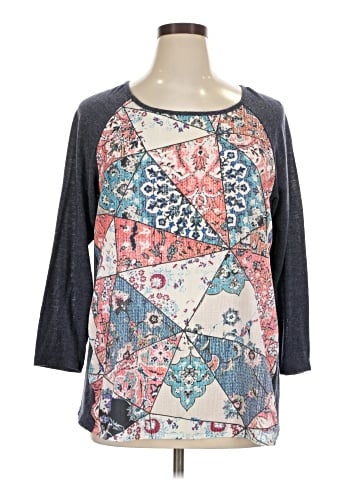 Avenue 3/4 Sleeve T-Shirt (view 1)