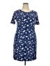 Lands' End Stars Blue Casual Dress Size 18 - photo 1