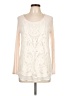 Eyeshadow Ivory Long Sleeve Blouse Size L - photo 1