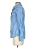 Red Camel 100% Cotton Checkered-gingham Blue Long Sleeve Button-Down Shirt Size XS - photo 5