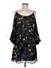 Parker 100% Polyester Floral Black Cocktail Dress Size M - photo 1