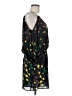 Parker 100% Polyester Floral Black Cocktail Dress Size M - photo 4
