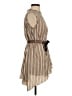 Brunello Cucinelli 100% Silk Brown Tan blouse Size S - photo 4