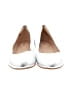 Clarks 100% Leather Metallic Silver Flats Size 7 1/2 - photo 2