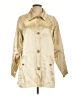 Assorted Brands Metallic Gold Trenchcoat Size L - photo 1