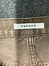 PacSun 100% Cotton Chevron-herringbone Tan Khaki Shorts Size 25 waist - photo 3