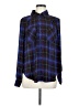 Torrid 100% Polyester Plaid Blue Long Sleeve Blouse Size Med Plus (00) - photo 1