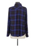 Torrid 100% Polyester Plaid Blue Long Sleeve Blouse Size Med Plus (00) - photo 2