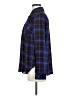 Torrid 100% Polyester Plaid Blue Long Sleeve Blouse Size Med Plus (00) - photo 5