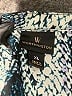 Worthington 100% Polyester Animal Print Blue Long Sleeve Blouse Size XL - photo 7