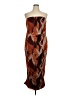 PrettyLittleThing Argyle Brown Cocktail Dress Size 10 - photo 1