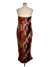 PrettyLittleThing Argyle Brown Cocktail Dress Size 10 - photo 2