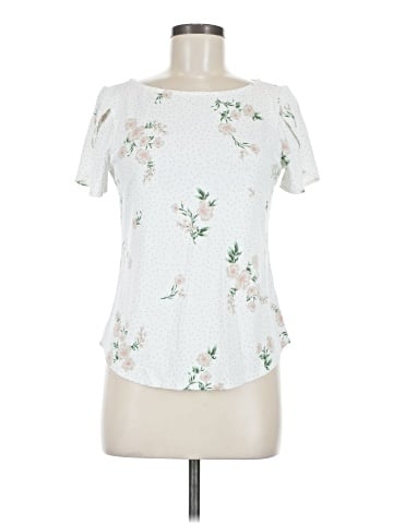 Ann Taylor Factory Short Sleeve Blouse (view 1)