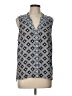 CAbi 100% Polyester Blue Sleeveless Blouse Size L - photo 1