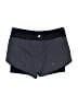 Asics 100% Polyester Color Block Blue Athletic Shorts Size L - photo 2