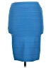 BCBGMAXAZRIA Solid Blue Formal Skirt Size M - photo 2