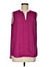 Pleione 100% Polyester Pink Sleeveless Blouse Size M - photo 1
