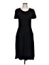 J. McLaughlin Solid Black Casual Dress Size L - photo 1