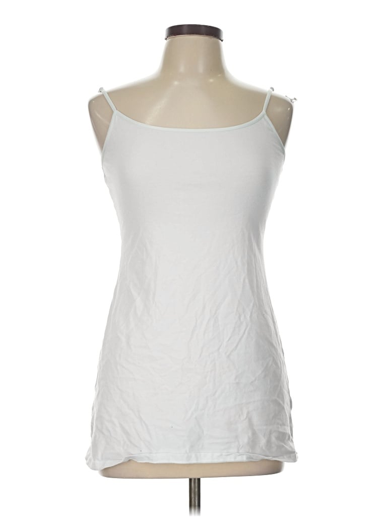 Pre-owned Divided By H&m Tank Top White Strapless Neckline Tops