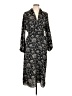 Max Studio 100% Polyester Paisley Black Casual Dress Size L - photo 1