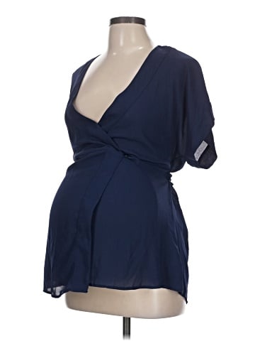 Motherhood Short Sleeve Blouse (view 1)
