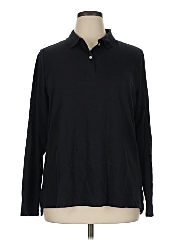 Lands' End Long Sleeve Polo (view 1)