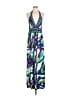 BCBGMAXAZRIA Tropical Blue Casual Dress Size M - photo 1