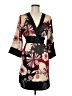 Apt. 9 100% Polyester Print Black Cocktail Dress Size M - photo 1