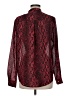 MICHAEL Michael Kors 100% Polyester Animal Print Red Long Sleeve Blouse Size M - photo 2